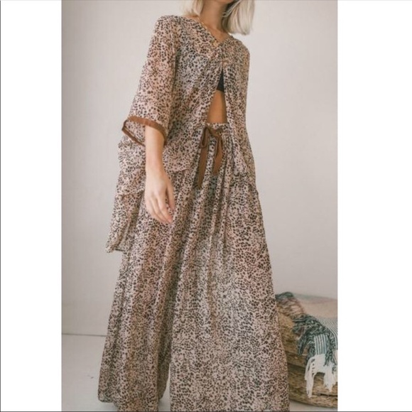 BNWOT Free People Sleepin In Pant navy combo XS - Picture 14 of 15